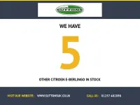 Used Citroën e-Berlingo 100 kW (136 HP) 2025 Blue MPV