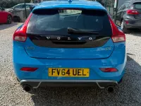 Used Volvo V40 R-Design 115 HP (84 kW) 2015 Blue Hatchback