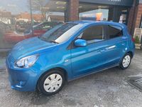 Used Mitsubishi Mirage 79 HP (58 kW) 2014 Blue Hatchback