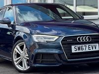Used Audi A3 Sportback S-Line 190 HP (139 kW) 2017 Blue Hatchback