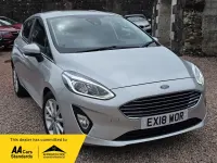 Used Ford Fiesta Titanium 120 HP (88 kW) 2018 Silver Hatchback