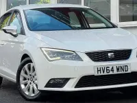Käytetty Seat Leon SE 105 HP (77 kW) 2014 Valkoinen Viistoperä