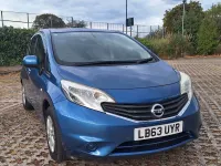 Used Nissan Note Acenta Premium 98 HP (72 kW) 2014 Blue Hatchback