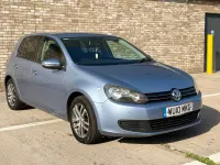 Used VW Golf VI SE 105 HP (77 kW) 2010 Blue Hatchback