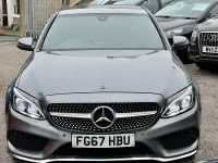 Used Mercedes C220 AMG line 170 HP (125 kW) 2017 Grey Sedan