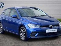 Used VW Polo Life 95 HP (69 kW) 2023 Blue Hatchback