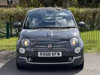 Used Fiat 500 Lounge 69 HP (50 kW) 2018 Grey Hatchback