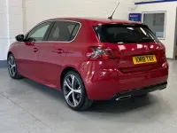 Used Peugeot 308 GT-line 130 HP (95 kW) 2018 Red Hatchback