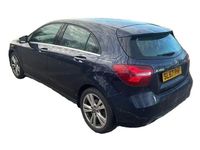 Used Mercedes A180 Premium 122 HP (89 kW) 2017 Blue Hatchback