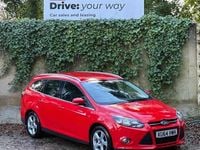 Used Ford Focus Zetec 125 HP (91 kW) 2014 Red Estate