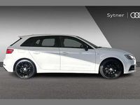 Used Audi A3 Black Edition 150 HP (110 kW) 2018 White Sedan