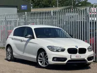 Used BMW 116 Sport Line 2017 White Hatchback