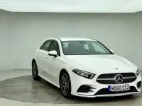 Used Mercedes A250 AMG line 2019 White Hatchback