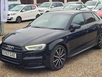 Used Audi A3 Sportback Black Edition 150 HP (110 kW) 2017 Black Hatchback
