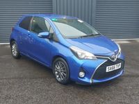 Used Toyota Yaris 69 HP (50 kW) 2016 Blue Hatchback