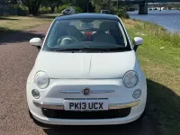 Used Fiat 500 Lounge 69 HP (50 kW) 2013 White Hatchback