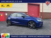 Usado Seat Ibiza FR 115 HP (84 kW) 2017 Azul Citadino