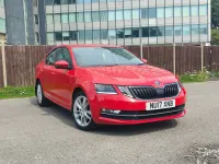 Used Skoda Octavia SE L 150 HP (110 kW) 2017 Red Hatchback