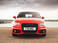 Used Audi A1 S-Line 105 HP (77 kW) 2011 Red Hatchback