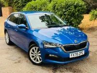 Used Skoda Scala SE L 115 HP (84 kW) 2020 Blue Hatchback