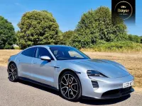 Used Porsche Taycan Performance Package 419 kW (571 HP) 2020 Silver Sedan
