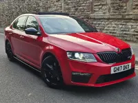 Used Skoda Octavia vRS 2017 Red Hatchback