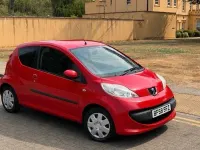 Used Peugeot 107 68 HP (50 kW) 2008 Red Hatchback