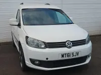 Usado VW Caddy 102 CV (75 kW) 2011 Blanco Monovolumen