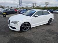 Used Audi A3 S-Line 150 HP (110 kW) 2016 White Sedan