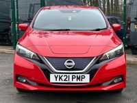 Used Nissan Leaf N-Connecta 110 kW (150 HP) 2021 Red Hatchback