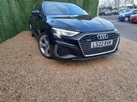 Used Audi A3 S-Line 2022 Black Sedan