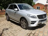 Used Mercedes ML350 AMG line 258 HP (189 kW) 2015 Silver SUV