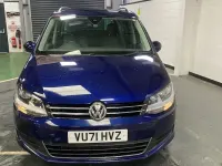 Used VW Sharan SE 150 HP (110 kW) 2021 Blue MPV