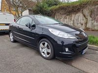 Used Peugeot 207 Active 120 HP (88 kW) 2013 Black Cabriolet