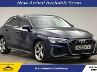 Used Audi A3 Sportback S-Line 204 HP (150 kW) 2022 Blue Hatchback