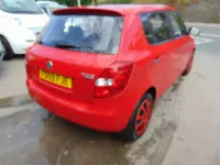 Used Skoda Fabia 2009 Red Hatchback