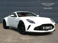 New Aston Martin V8 Vantage 665 HP (489 kW) 2025 White Hatchback
