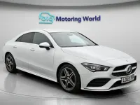 Used Mercedes CLA200 AMG line 163 HP (119 kW) 2022 White Coupe
