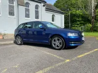 Begagnad Audi A3 Design 102 HK (75 kW) 2010 Blå Halvkombi