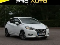Used Nissan Micra N-Connecta 90 HP (66 kW) 2018 White Hatchback
