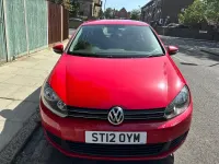 Used VW Golf VII Match 2012 Red Hatchback