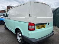 Used VW Transporter 84 HP (61 kW) 2007 White green Van