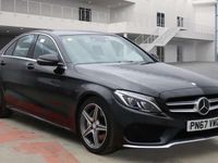 Used Mercedes C250 AMG line 204 HP (150 kW) 2017 Black Sedan