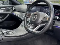 Used Mercedes E220 AMG line 194 HP (142 kW) 2018 Black Cabriolet