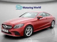 Usado Mercedes C200 AMG line 198 HP (145 kW) 2019 Vermelho Coupé