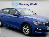 Used Skoda Scala SE Technology 95 HP (69 kW) 2023 Blue Hatchback