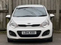Used Kia Rio 2014 White Hatchback
