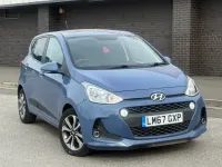 Used Hyundai i10 Premium SE 2017 Blue Hatchback