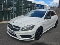 Used Mercedes A220 AMG 170 HP (125 kW) 2015 White Hatchback
