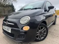 Gebraucht Fiat 500 S 69 PS (50 kW) 2014 Schwarz Kleinwagen